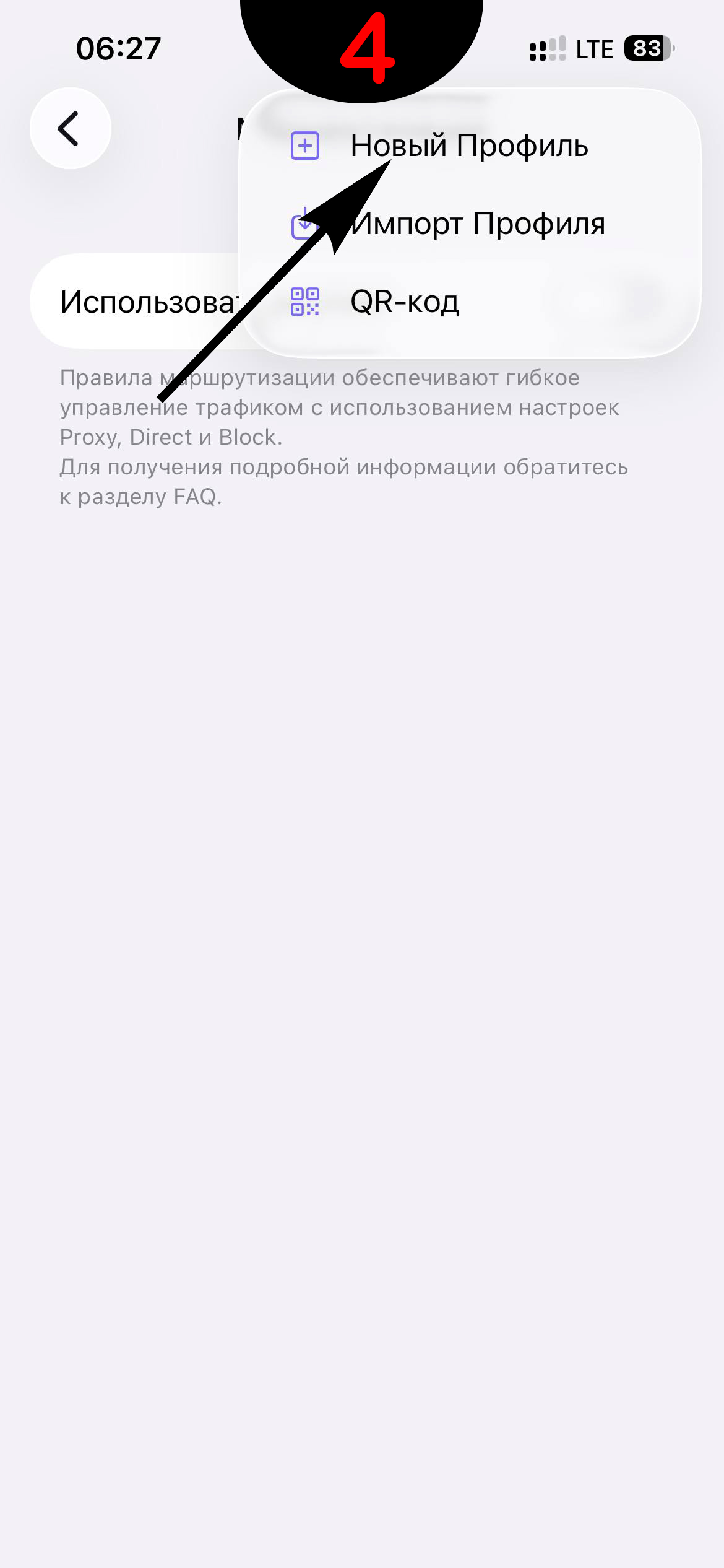 Шаг 4 — Тип профиля